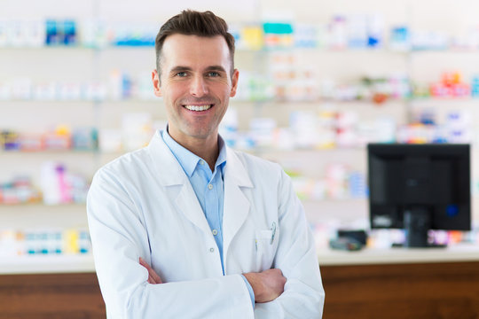 Pharmacist in drugstore
