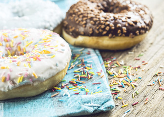 sweet donuts for breakfast