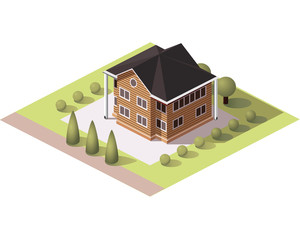 Set tiles vector buildings