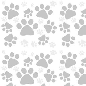 Cat paw print pattern