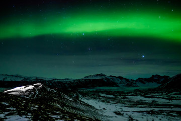 Obraz na płótnie Canvas Northern Lights Southern Iceland