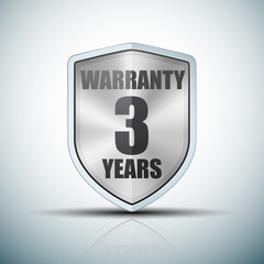 3 years warranty