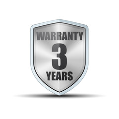 3 years warranty