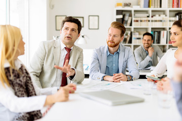 Business meeting and brainstorming