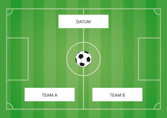 soccer field with copy space