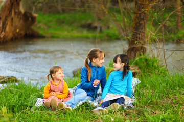 Fototapeta premium The child happy.
