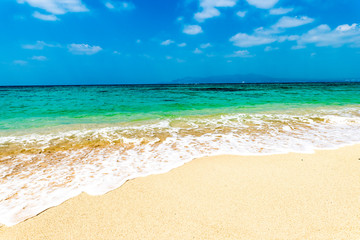 Fototapeta na wymiar Beach, sea, landscape. Okinawa, Japan, Asia. 