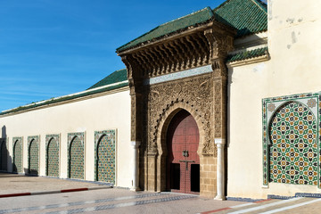 Mausoleum of Moulay Ismail, Meknes, Morocco