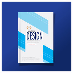 Business brochure flyer cover design layout template in A4 size, with Premier design template background, vector eps10.