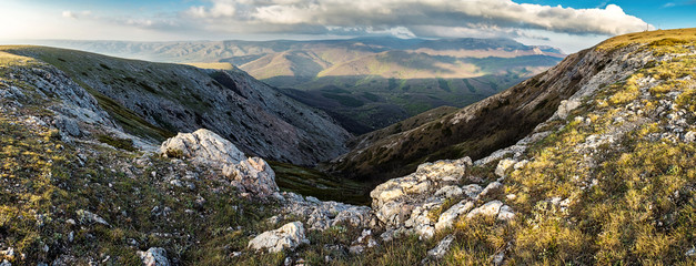 View from edge of the plateau Chater-Dag