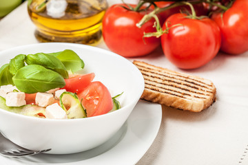 Fresh mediterranean salad.