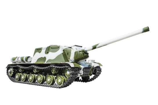 Soviet 122mm artillery installation ISU-122