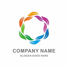 Organic Leaf Vector Logo Template