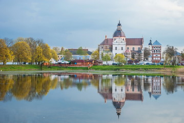 The church "body of God" in the ancient town Nesvizh in Belarus