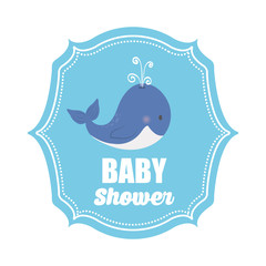 Obraz premium Baby Shower design. Invitation concep. Colorful illustration