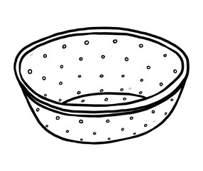  / cartoon vector and illustration, black and white, hand drawn, sketch style, isolated on white background.