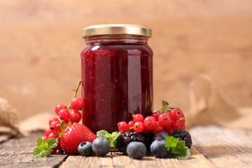 berry fruit jam