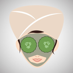 Spa center design. health icon. Isolated illustration
