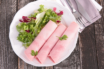 ham and salad