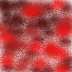 Брызги красного и коричневого цвета абстракция.