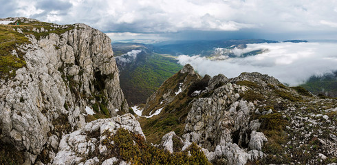 View from the upper plateau Chater-Dag