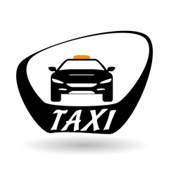 Obraz premium Taxi design. cab concept. transportation icon