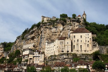 Fototapeta na wymiar Rocamadour dans le Lot