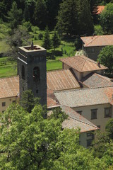 Toscana,Firenze,Vallombrosa,il monastero.