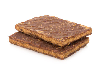 coconut sugar over white background
