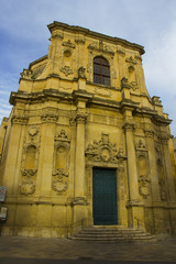 Lecce, baroque church