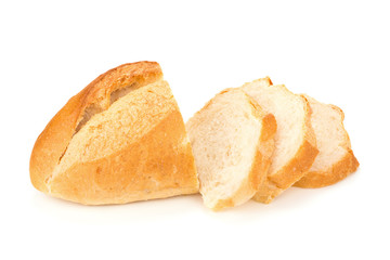 bread isolated on white background
