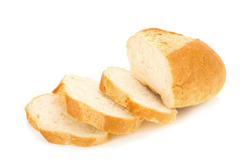 bread isolated on white background