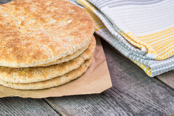 Pocket thins flatbread.