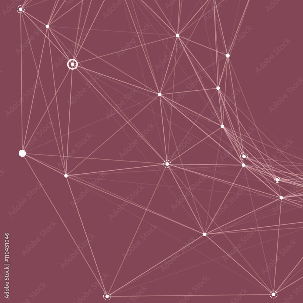 Aufkleber abstract background with dotted grid
