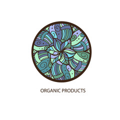 Logo organic product