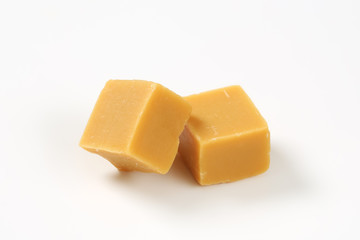 Chewy caramel candies