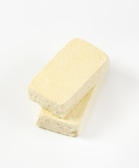 blocks of fresh tofu