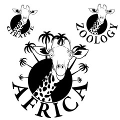 logos with the image of a giraffe