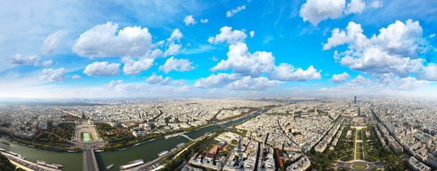 View of Paris from the Eiffel Tower