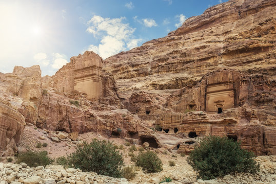 Nature of Petra, Jordan. Petra is one the New Seven Wonders of the World