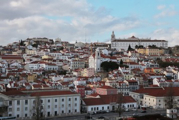 Lisbona veduta