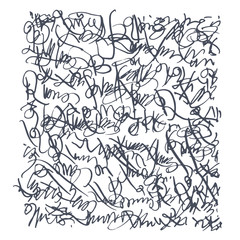 Unidentified Abstract Handwriting Scribble