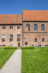 Fototapeta na wymiar Courtyard of the monastery in Elburg