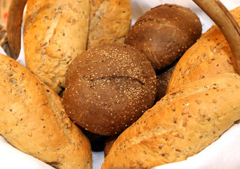 fragrant freshly baked bread from the Italian Baker