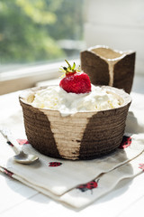 Cottage cheese with sour cream