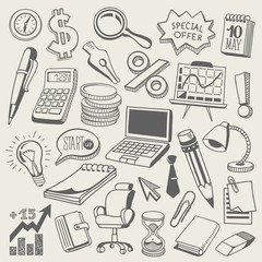 Drawn Office and Business Illustrations
