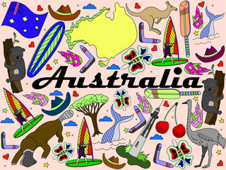 Australia vector illustration
