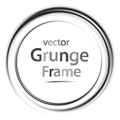 grunge frame, retro