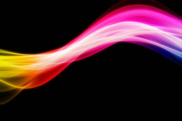 Abstract colorful wave background design with space for your text