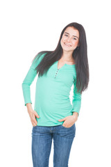 Fototapeta premium Young smilling woman